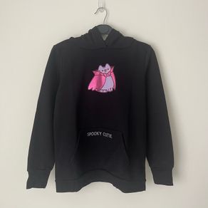 Pusheen Spooky Cutie Black Hoodie - 164cm / Kids