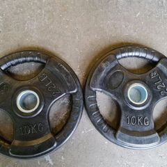 10 kg Olympic Rubber Plates Set