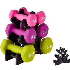Dumbbell Rack Stand Dumbbells Not Included), Dumbbell Rack Storage PP Triangular Dumbbell Weight Stand Storage Accessories for Home Gym Exercise