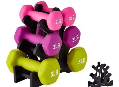 Dumbbell Rack Stand Dumbbells Not Included), Dumbbell Rack Storage PP Triangular Dumbbell Weight Stand Storage Accessories for Home Gym Exercise