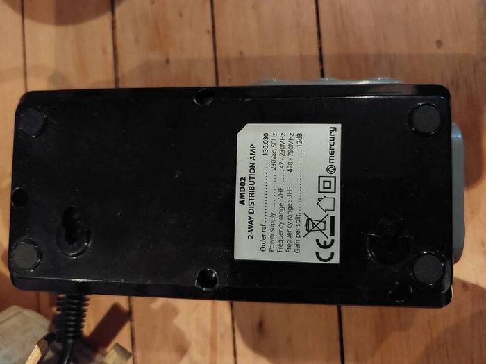 Mercury AMD02 2 Way Distribution Amplifier