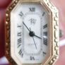 Ross Simons Vintage Multi-Stone Cameo Slide Charm Wrist Watch Gold Plated Watch Image 6