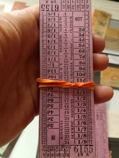 Vintage Transportation Ticket Collection