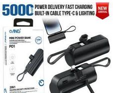 Mini Power Bank 5000mah, Portable Charger External Phone Battery Packs Dual Ports High Speed 2 in 1 10W Powerpack Compatible for Huawei iPhone iPad Samsung Galaxy Nintendo Switch and Tablets (Black)