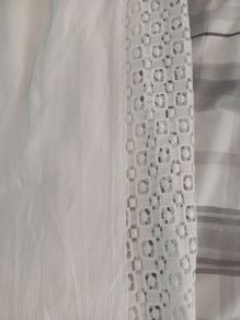 Zara long lace detail skirt