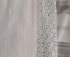 Zara long lace detail skirt