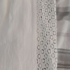 Zara long lace detail skirt