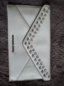 Michael Kors White Clutch Bag