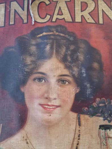 Original Wincarnis Art Nouveau Cardboard Sign