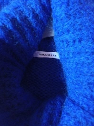 Mika Elles Royal Blue Jumper With  Cowl Neck.   S, 14-16.   B.N.W.T