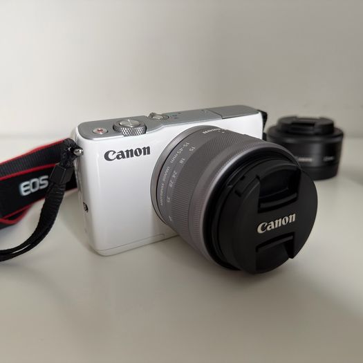 Canon EOS M10 Mirrorless Camera | 2 Lenses + Accessories