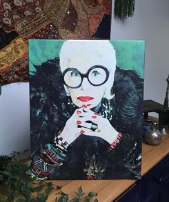 Iris Apfel Art Print 51 x 40 cm