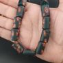 Vintage Cylinder Shape Gabri Style Eyes Glass Beads Necklace Strand Image 8