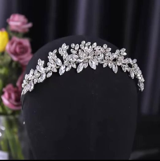 Wedding Bridal Headband, Rhinestone Crystal Tiara, Brides Wedding Tiara