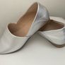 Clarks Silver leather bag  and shoes Image 6