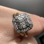 18k yellow gold and Diamonds Engagement Ring Image 2