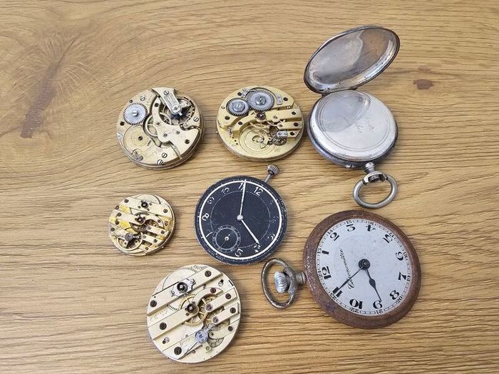 Antique Watchmaker Parts lot for Upcycling Repurpos Project