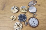 Antique Watchmaker Parts lot for Upcycling Repurpos Project