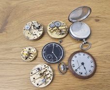 Antique Watchmaker Parts lot for Upcycling Repurpos Project