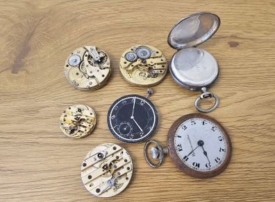 Antique Watchmaker Parts lot for Upcycling Repurpos Project