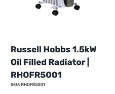 Oil filled radiator