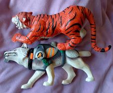Action Man Wolf & Tiger Figures