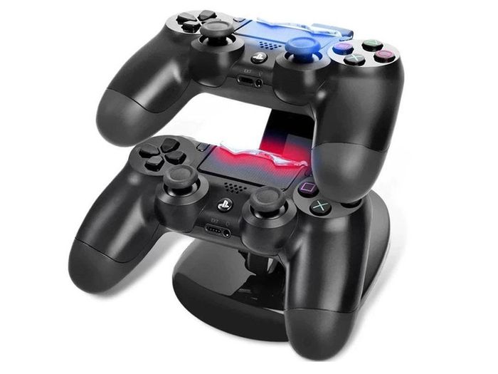 New Playstation 4 Dual Gamepad Controller Docking Station Charger PS4 #1084