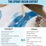 Epoxy Resin Kit for Beginners, 474ml Crystal Clear Resin Starter Kits with Moulds, Pigments, Mica Powder, Gold Leaf, Resin Kit for Coaster Jewelry Tray Coating and Casting (FREE POSTAGE) Image 4
