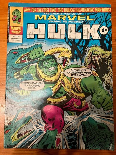 Comic: 'The Mighty World Of Marvel' no. 230 / 1977