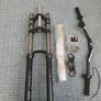 available  used very good condition   with extra parts  RockShox Domain Dual Crown Image 3