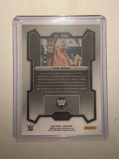 WWE The Rock Panini 2024