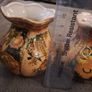 Pair of Hand Painted Chinese Satsuma Style Vases Image 5