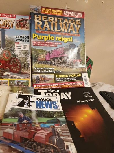 5   old Train Magazines