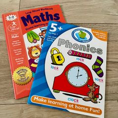 Maths and phonics exercise books