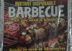 Barbecue instant disposable BBQ