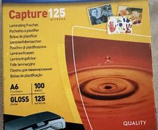 Fellowes A6 Laminating Pouches - 125 Microns - 100 Sheets