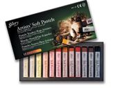 Gallery by Mungyo: Artist's Soft Pastels (12 Earthtone)
