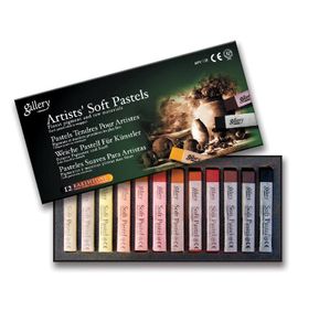 Gallery by Mungyo: Artist's Soft Pastels (12 Earthtone)