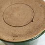 Vintage Green Glazed Heavy Stoneware Art Pottery Vase With Slight Rib 8 Inches Image 5