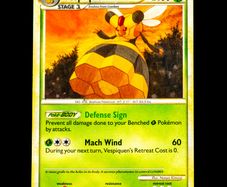 Vespiquen 23/90 Non Holo Rare HeartGold & SoulSilver Undaunted Pokemon Card