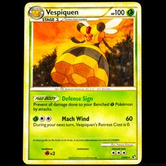 Vespiquen 23/90 Non Holo Rare HeartGold & SoulSilver Undaunted Pokemon Card