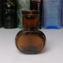 78 - Vintage 2oz Bovril Dark Brown Glass Embossed Letters Jar Image 4