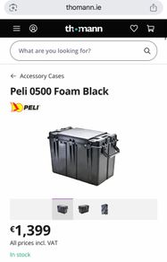 Peli transport flight case 0500 protector