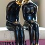 Male & Female Sculpture - Polished Bronze Image 2