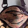 Designer Yoshi purple colour leather handbag Image 5