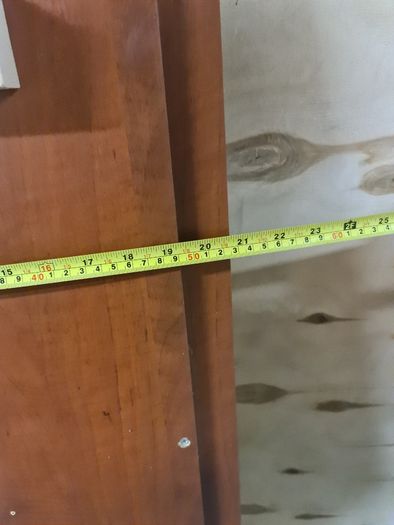 Wooden Bed Headboard with Minor Defect
