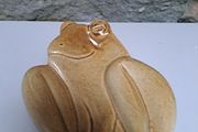 Ceramic frog trinket tray or dish