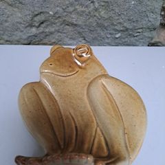 Ceramic frog trinket tray or dish