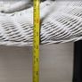 Large White Wicker Armchair - Very Comfortable Image 5