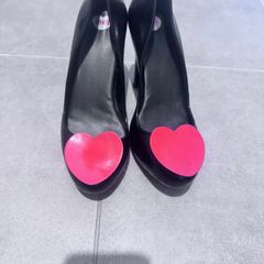 Mel by Melissa Raspberry heels